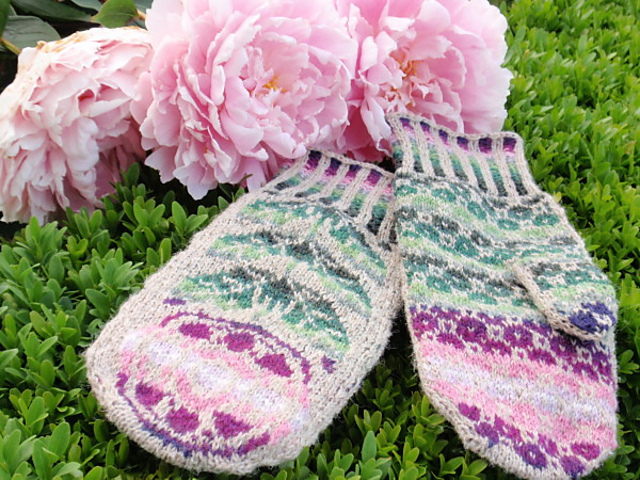 Blomekrans (mittens)