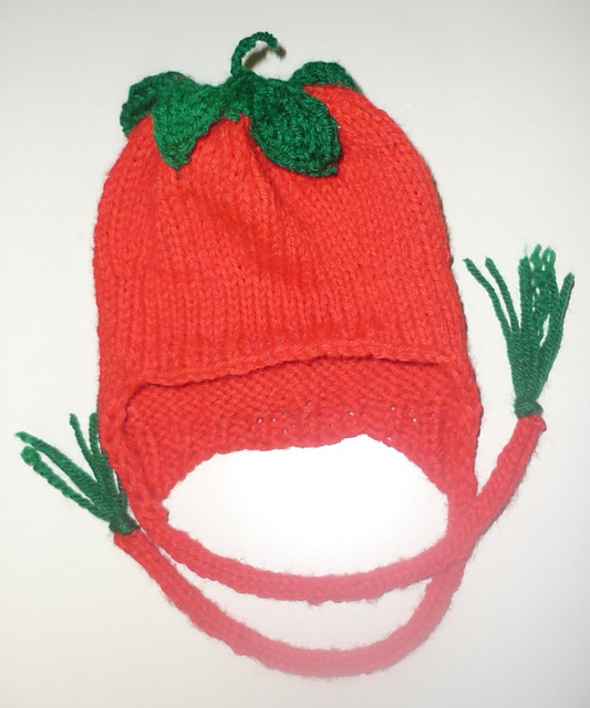 Strawberry Baby Hat
