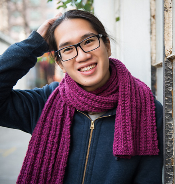 Waffle Knit Scarf