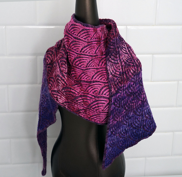 Sashiko Brioche Wrap