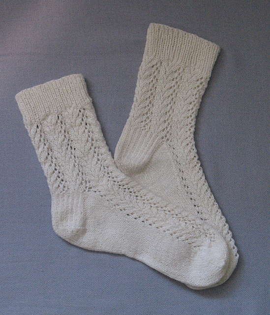 Vine Lace Socks