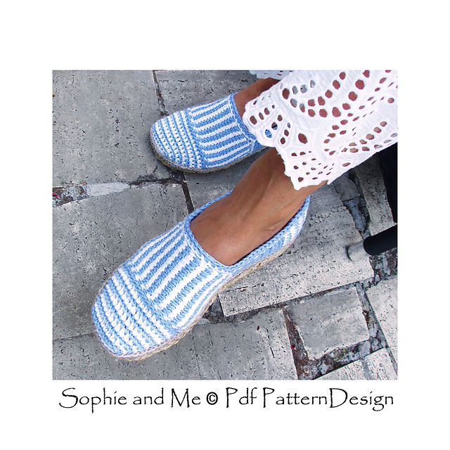 Canvas Stripe Slippers