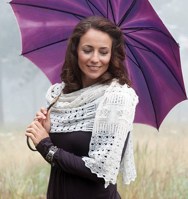Crowning Glory Cobweb Shawl