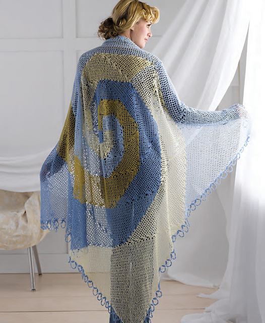 Spiral Wave Shawl