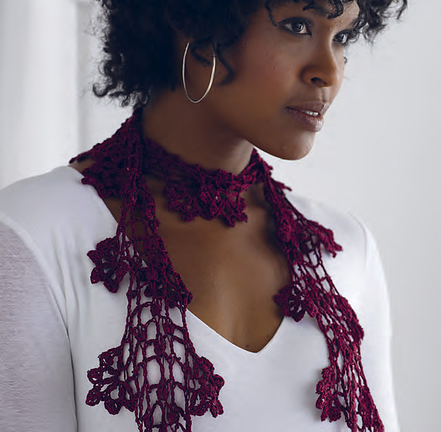 Amour Sequin Lace Scarf