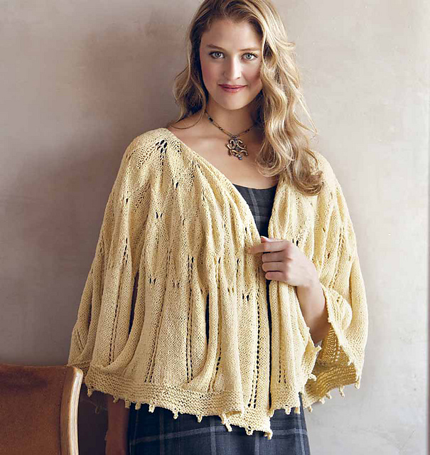 Sand Dollar Belted Lace Cape