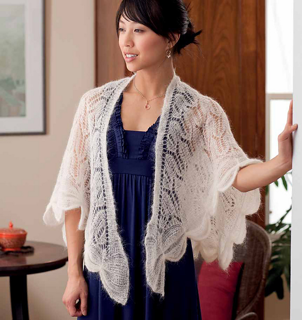 Warrior Wings Cinched-Edge Shawl