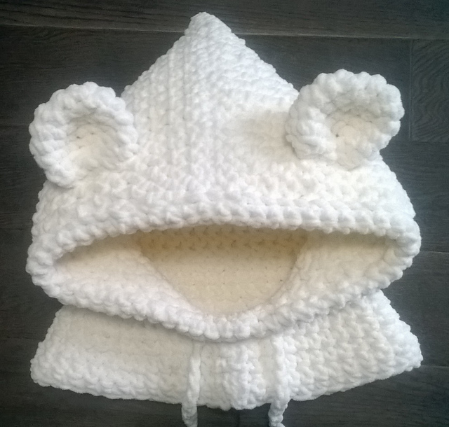 Adult Polar Bear Hood