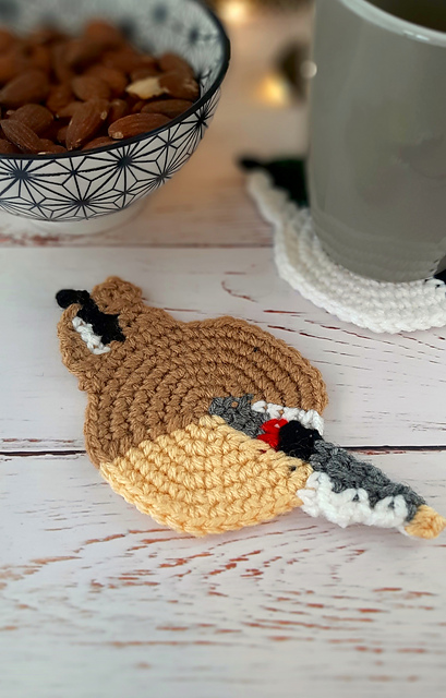 Cedar Waxwing Coaster