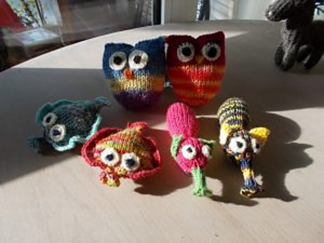 Augen für Kuscheltiere