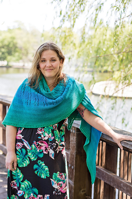 Pavonine Shawl