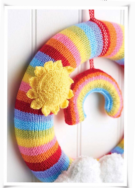 Sunny Rainbow Wreath