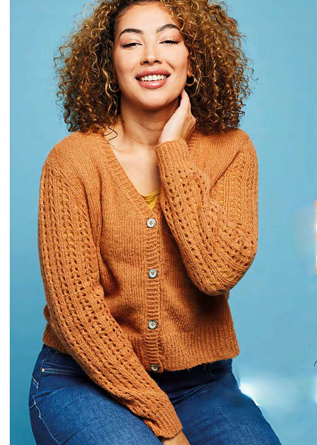 Golden Zinnia Cardigan
