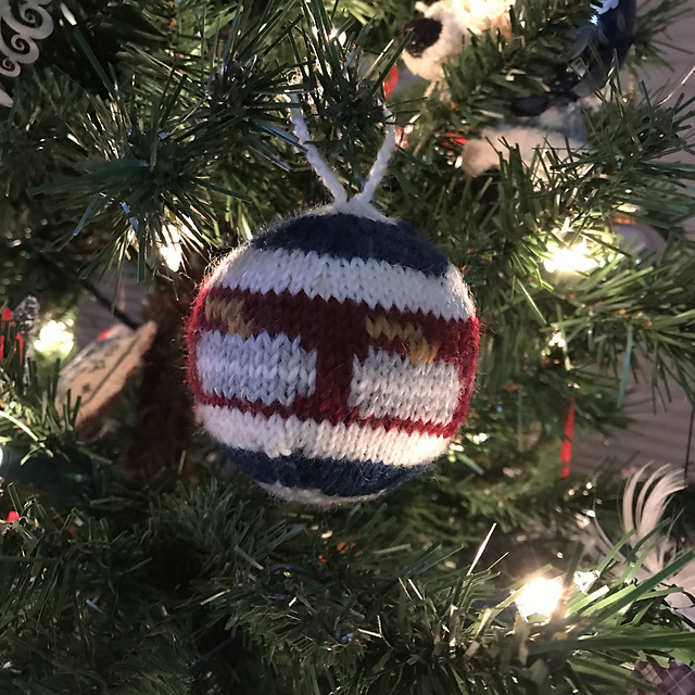 Curling Rock Ornament