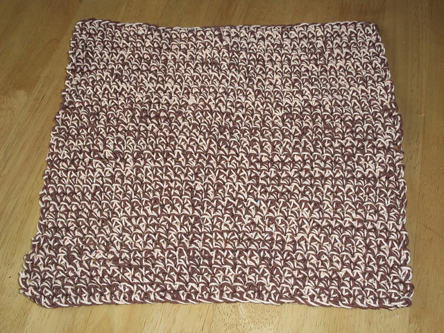 Simple Durable Double Crochet Dishcloth