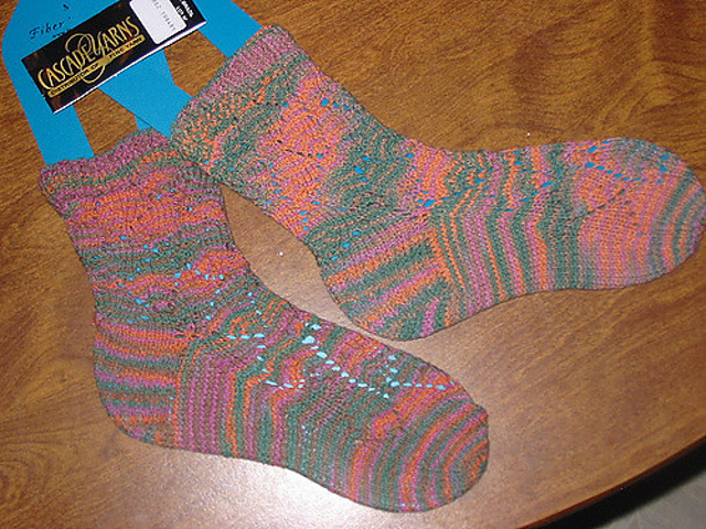 Leafy Lace Socks