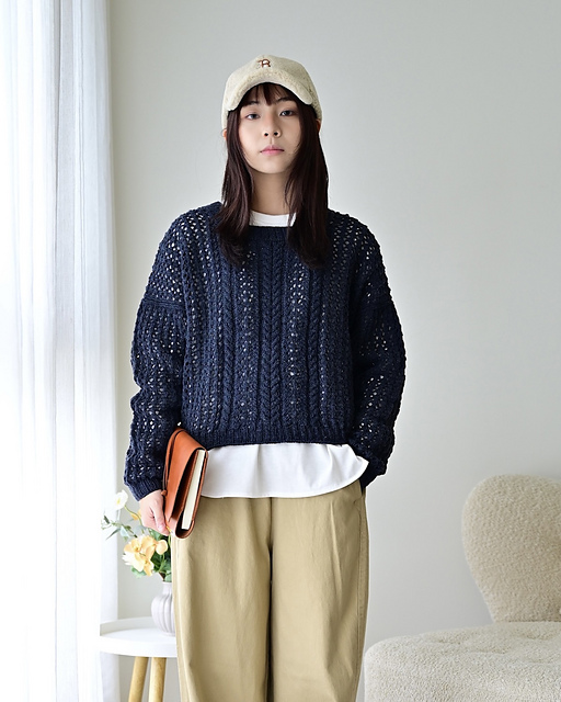 ♡Haley♡ 　shishikui eri シシクイエリニット Ravelry: Hailey Sweater pattern by Irene Lin