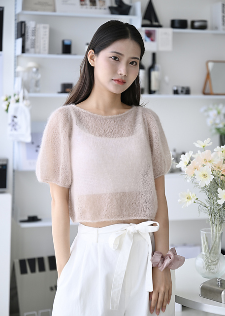 Ravelry: Lily Sheer Top pattern by Irene Lin