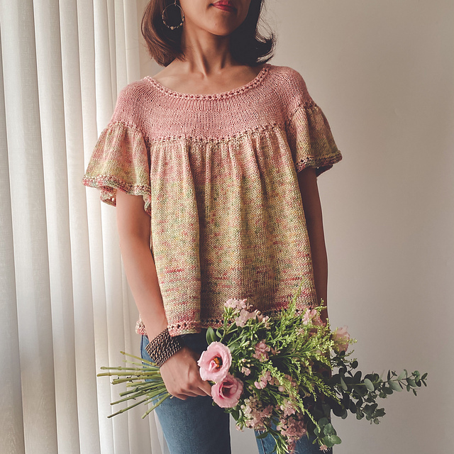 【IRENE】Cut Yarn Knit Tops ふじあみさん愛用　訳あり品 IRENE アイレネ cut yarn knit tops ふじあみ