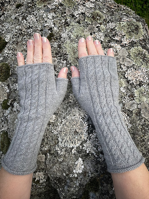Dunkullen mitts / halvvantar
