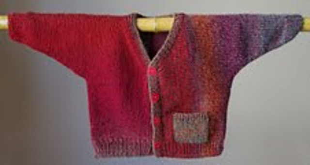 One ball baby sweater