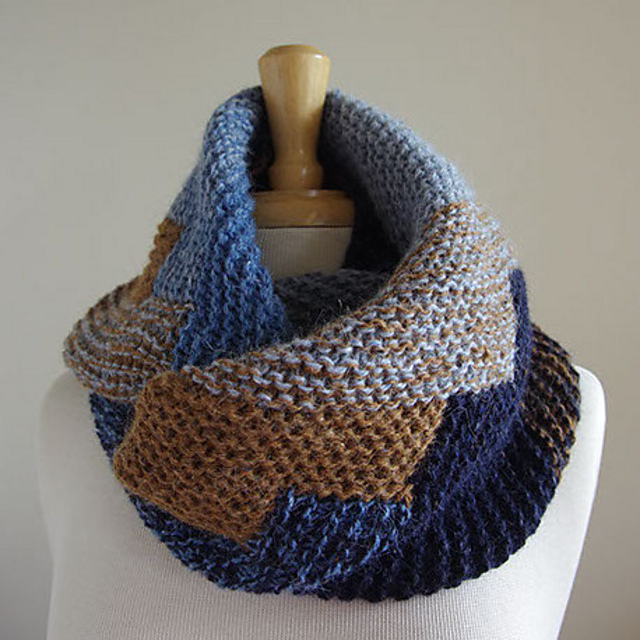 Felted Tweed Loop Scarf
