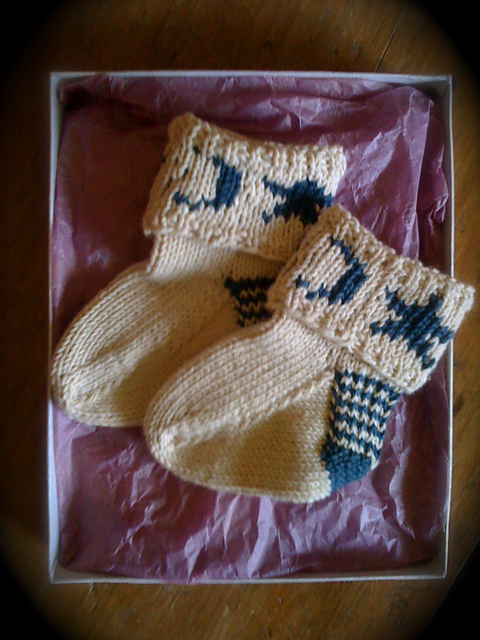 Little Night Sky Baby Socks