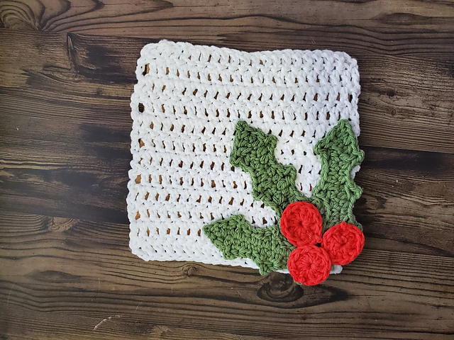 Holiday Holly Trivet
