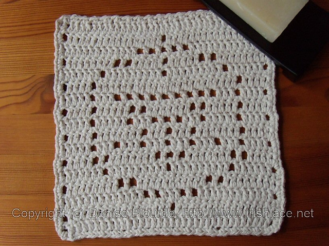 Ingress washcloth, crochet