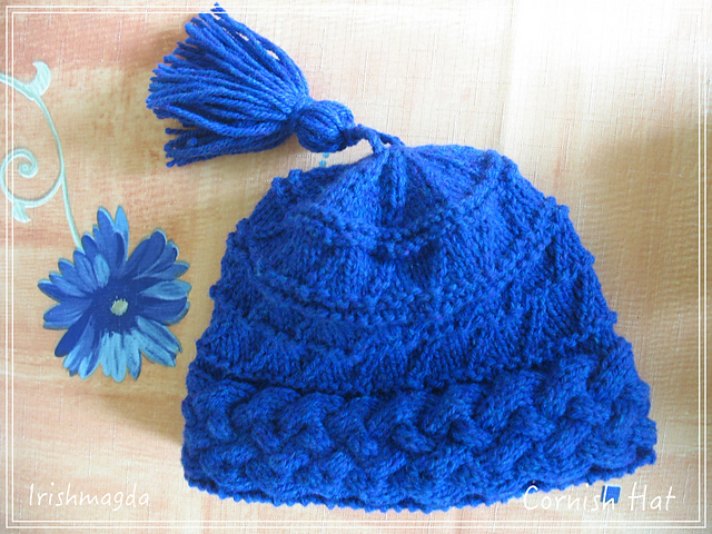 Cornish Tin Cabled Hat