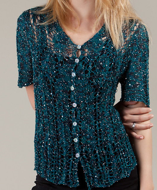 I218 Suzanne Lace Cardigan