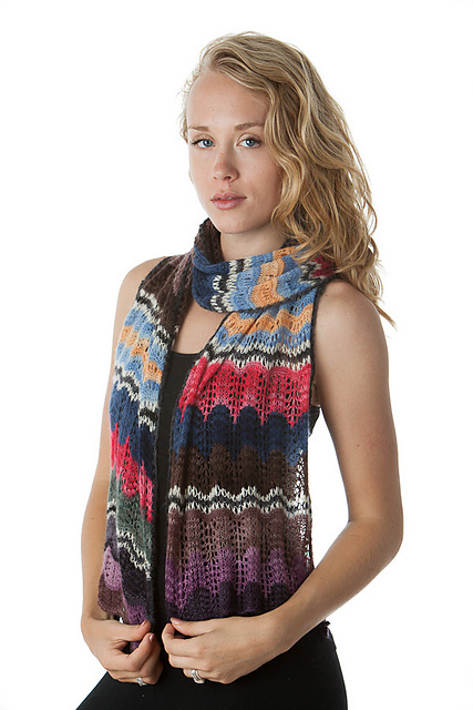 Kaleidoscope Shawl Kit Knit Version