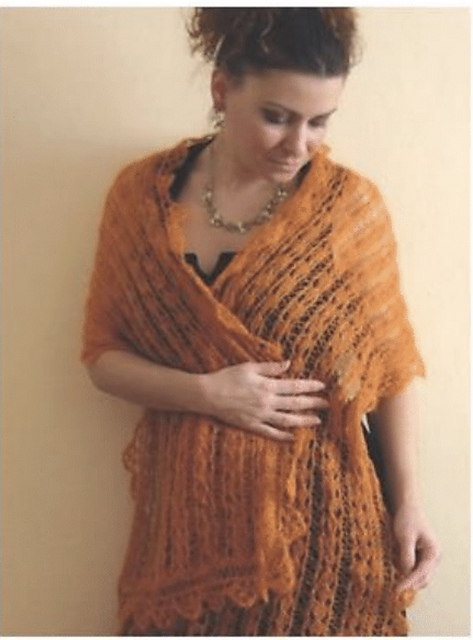 F118 Silk Mohair Shawl