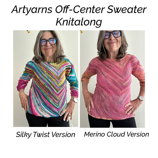 Off Center Sweater Knitalong