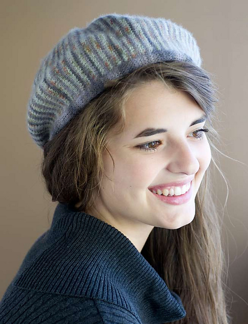 Ravelry: Sideways Pinstripe Beret pattern by Woolly Wormhead