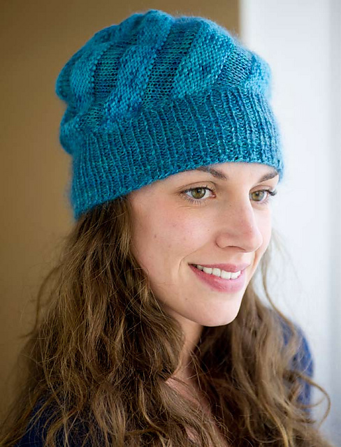 Bias Slouchy Hat