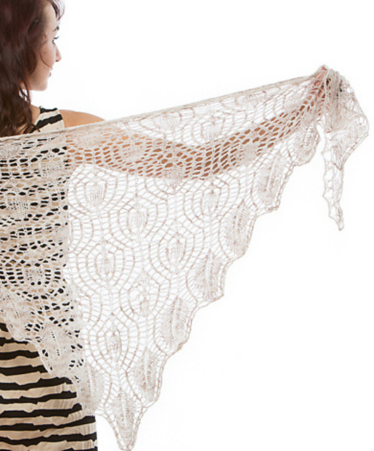 Lacy Triangle Shawl