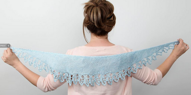 Silk Curved Scarf 