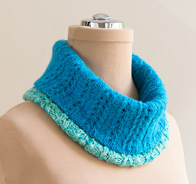 Double Eyelet Lace Cowl