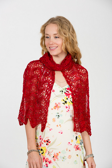 Waves of Glory Shawl