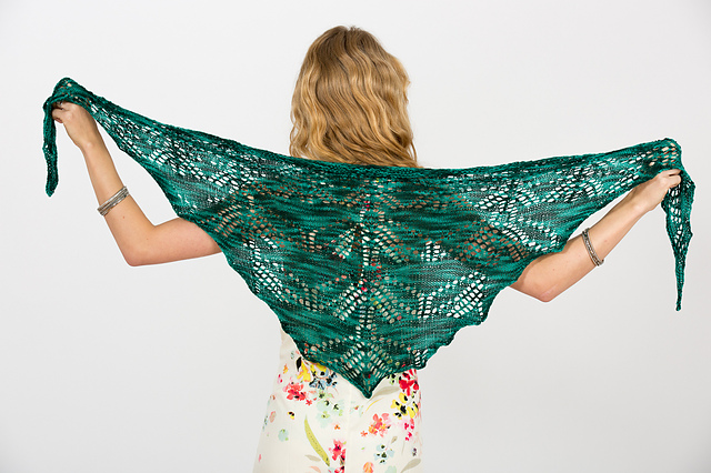 Dragonflies Lace Shawl I232
