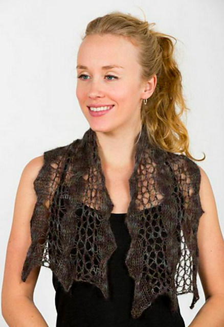 Cable Halo Scarf