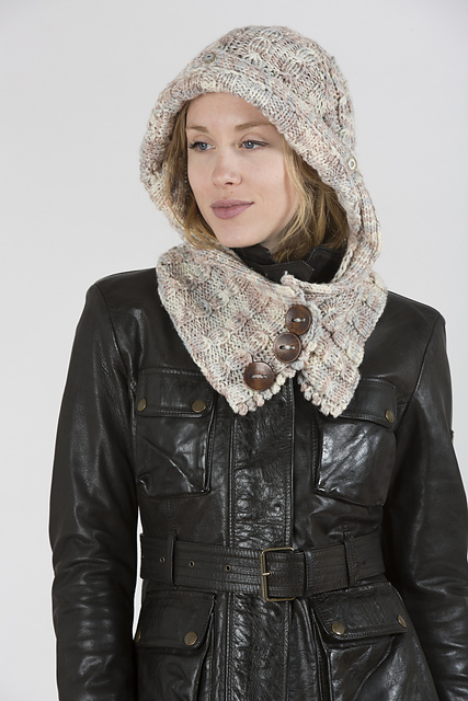 Sutton Mock Cable Hoodie I231
