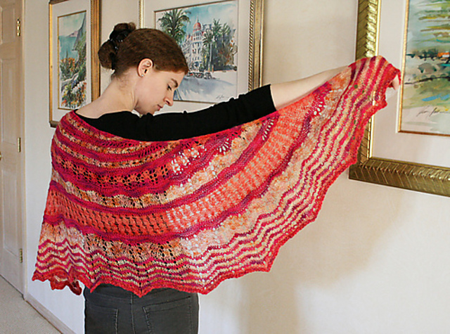 Trevi Fountain Shawl