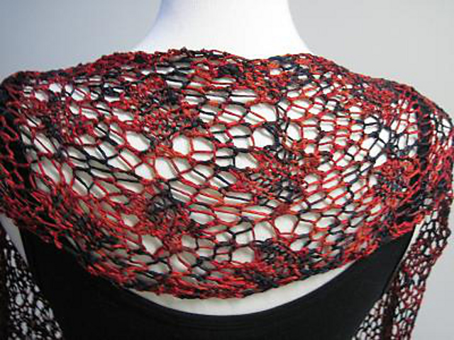 Mesh Starburst Shawl