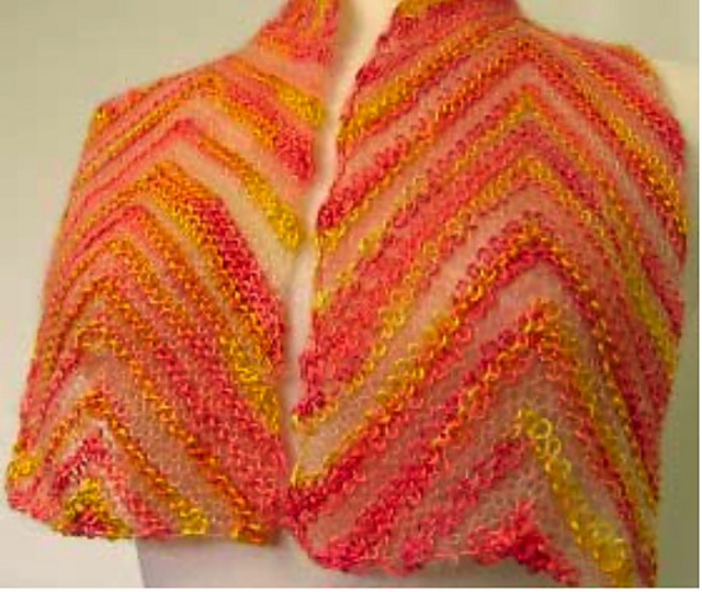 Ravelry Windowpane Scarf pattern by Iris Schreier