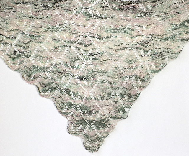 Cherry Blossom Shawl or Poncho