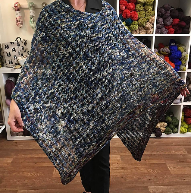 Faux Lace Poncho
