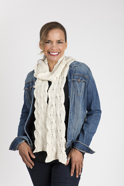 Puffy Cable Scarf