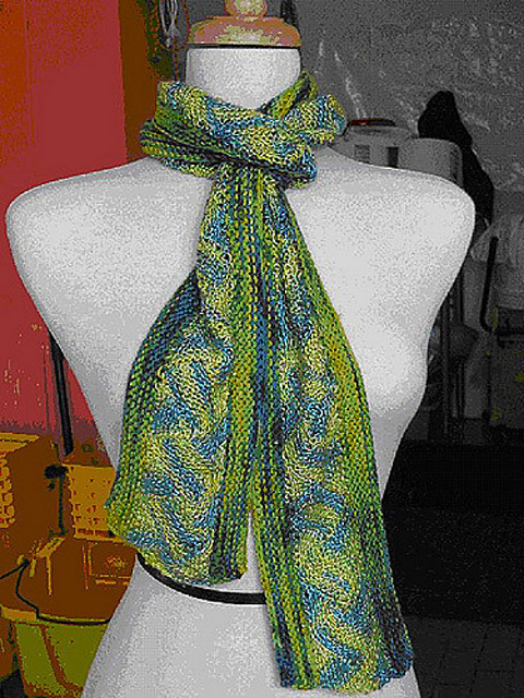 Multidirectional Silk Scarf